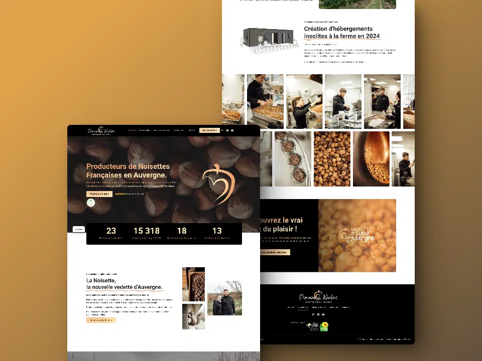 Domaine des Kaolins - Webfresk, agence web experte en création de site web et de marketplace grâce au no code.