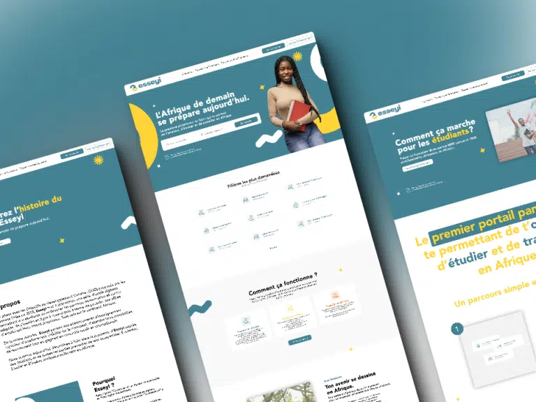 ESSEYI - Webfresk, agence web experte en création de site web et de marketplace grâce au no code.