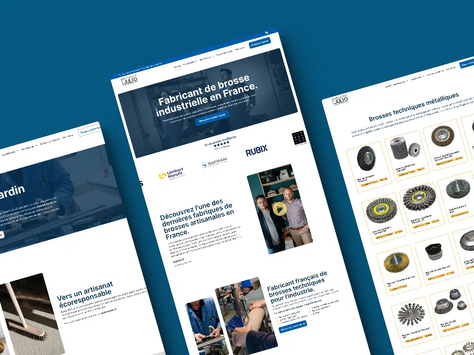 BROSSERIE JULIO - Webfresk, agence web experte en création de site web et de marketplace grâce au no code.