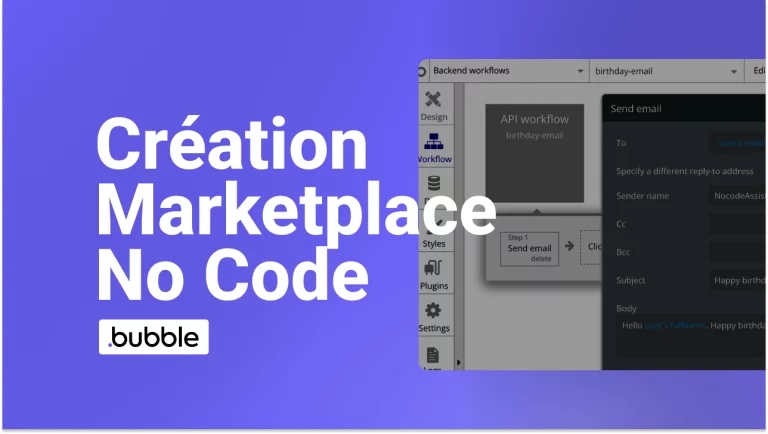 Création marketplace no code - Agence Webfresk