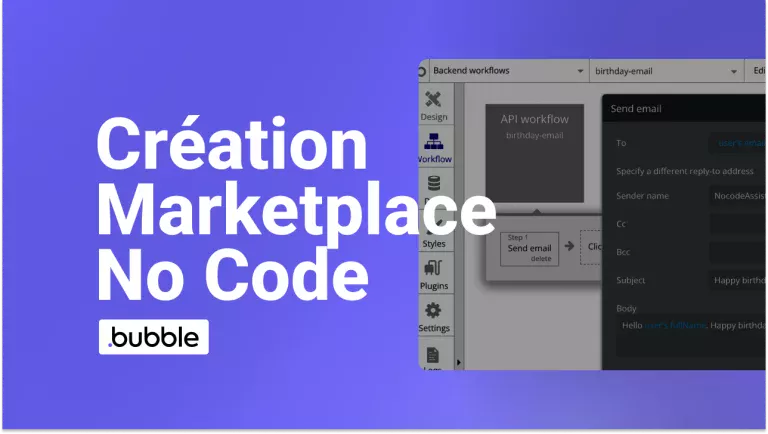 Création marketplace no code - Agence Webfresk
